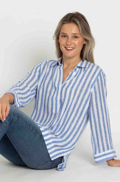 Rails - Banks Shirt in Casablanca Stripe