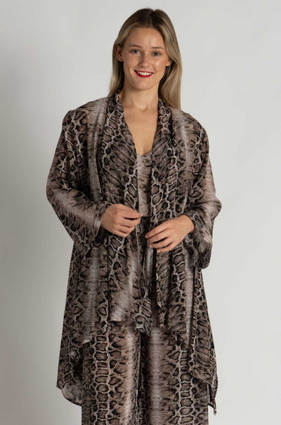Mela Purdie - Bedouin Duster in Safari Python