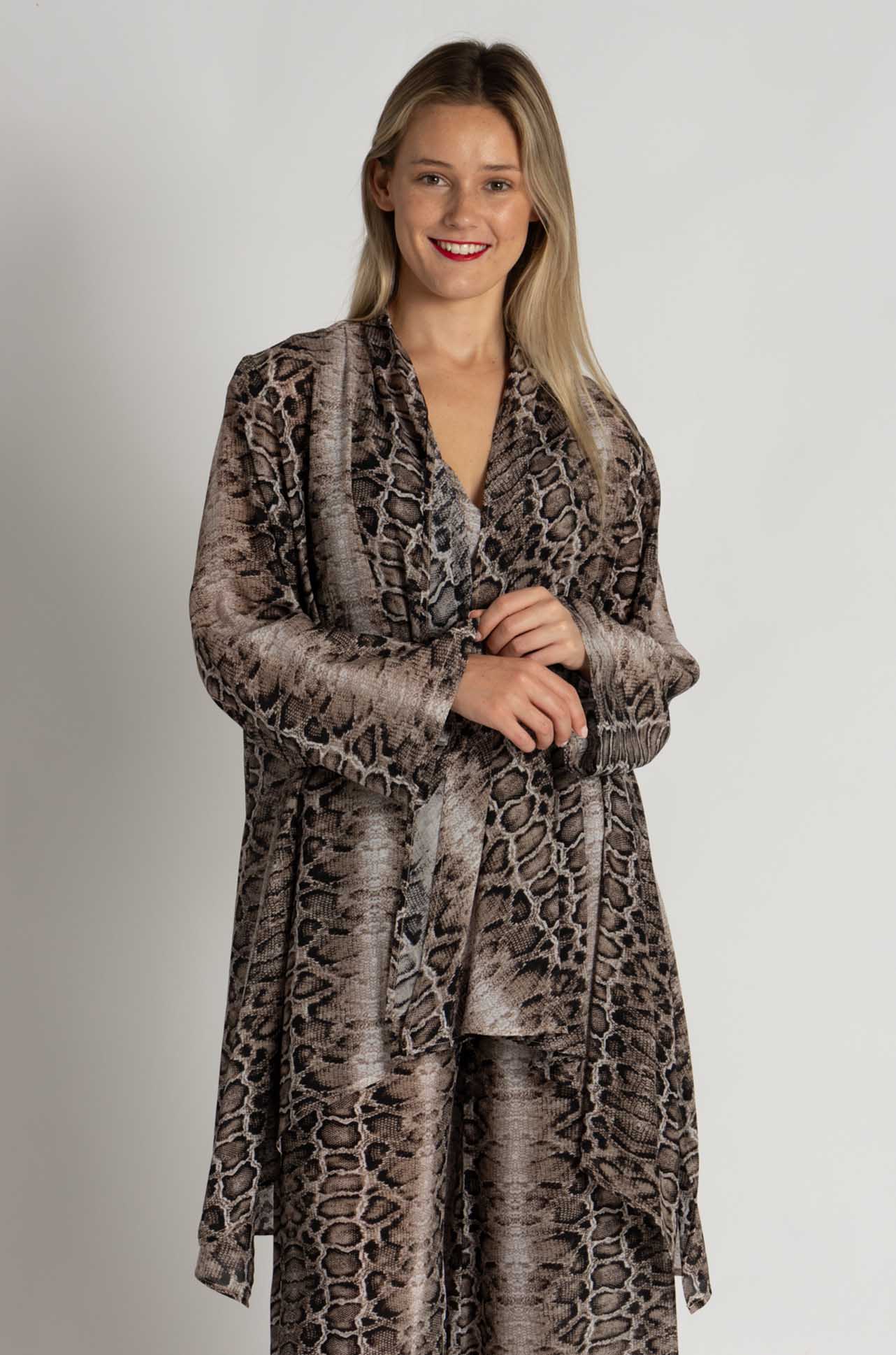 Mela Purdie - Bedouin Duster in Safari Python