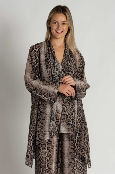 Mela Purdie - Bedouin Duster in Safari Python