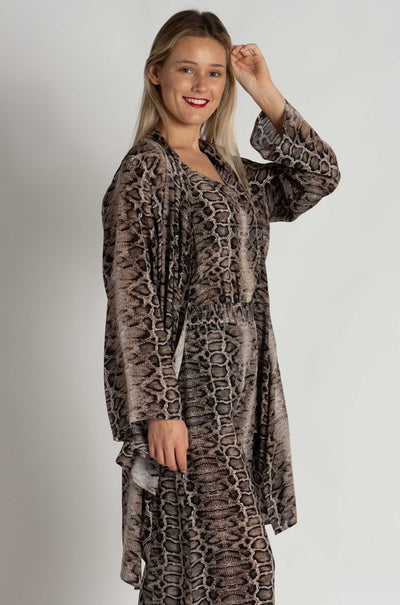 Mela Purdie - Bedouin Duster in Safari Python
