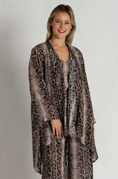 Mela Purdie - Bedouin Duster in Safari Python