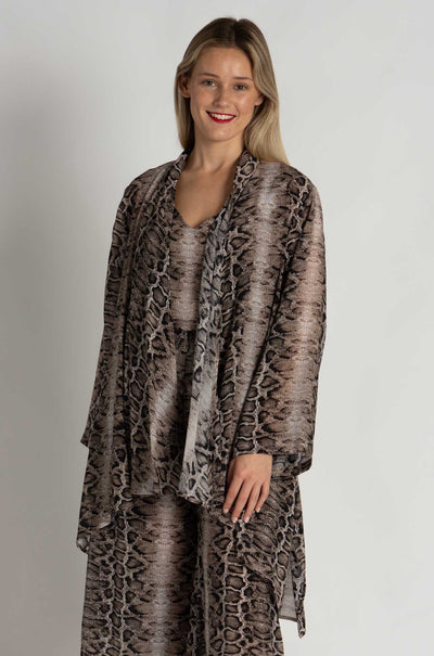 Mela Purdie - Bedouin Duster in Safari Python