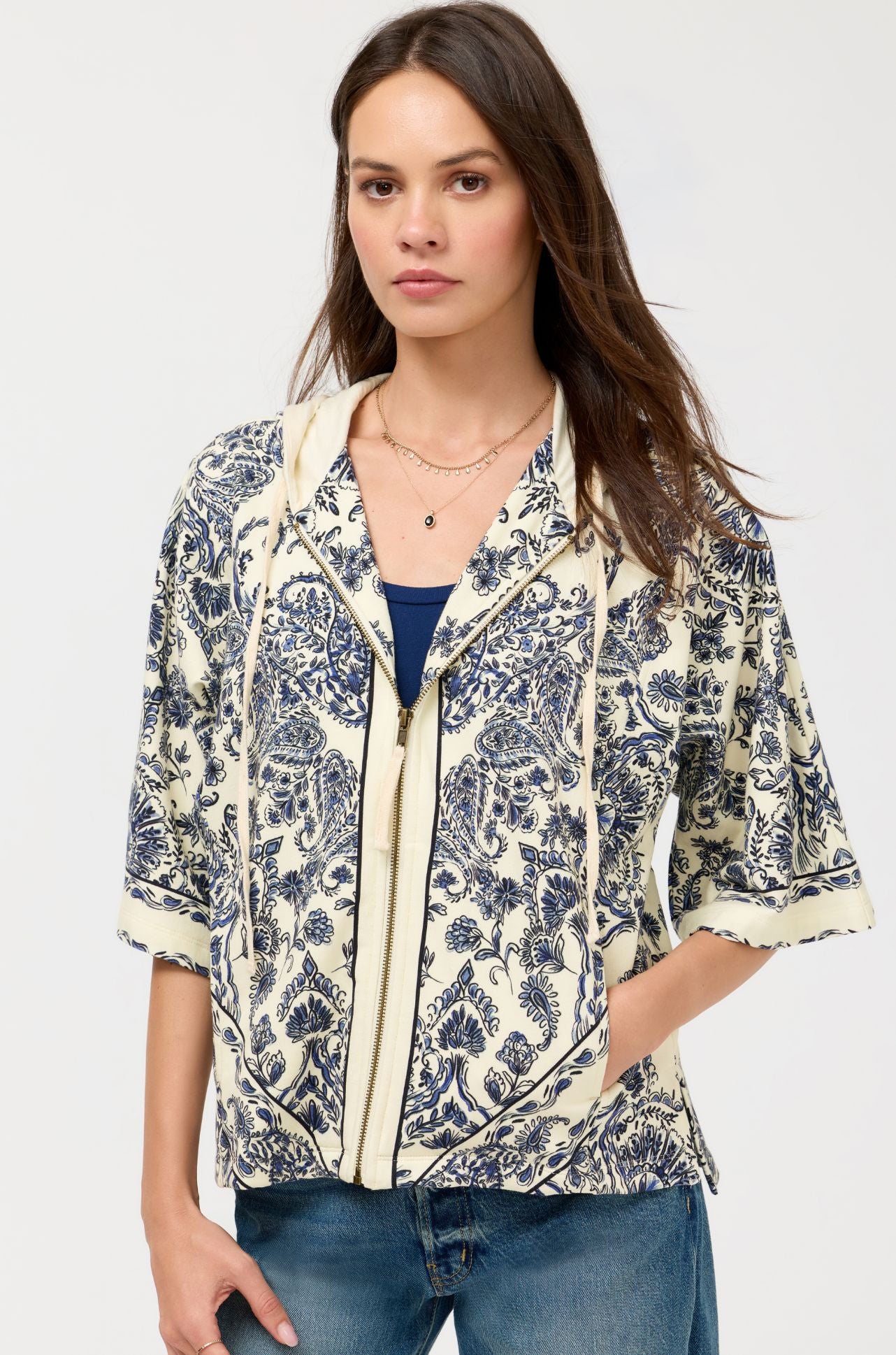 Johnny Was - Bee Active Dolman SS Hoodie