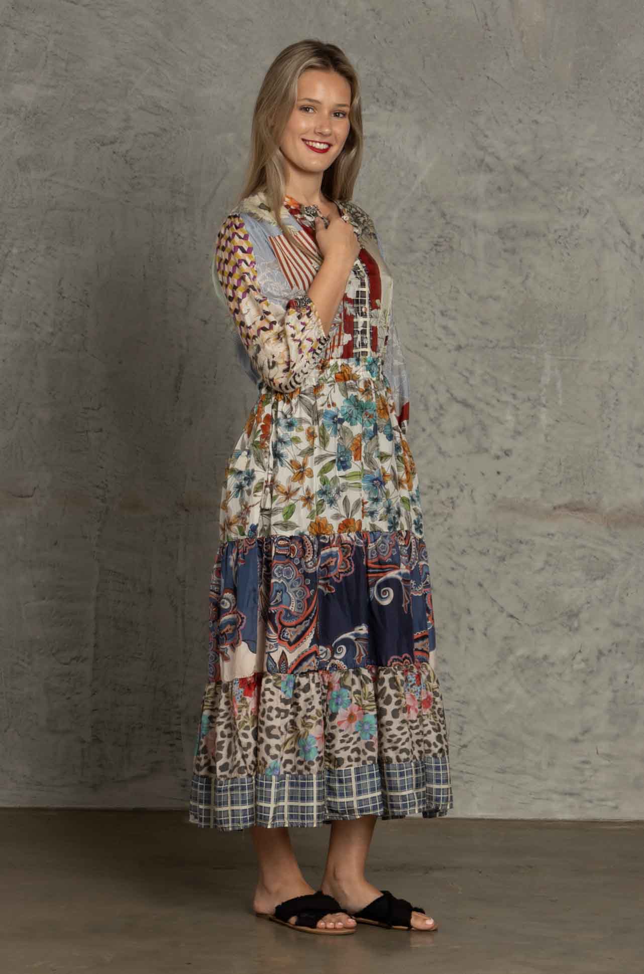 Johnny Was - Betzy Jaime Dress w/ Slip