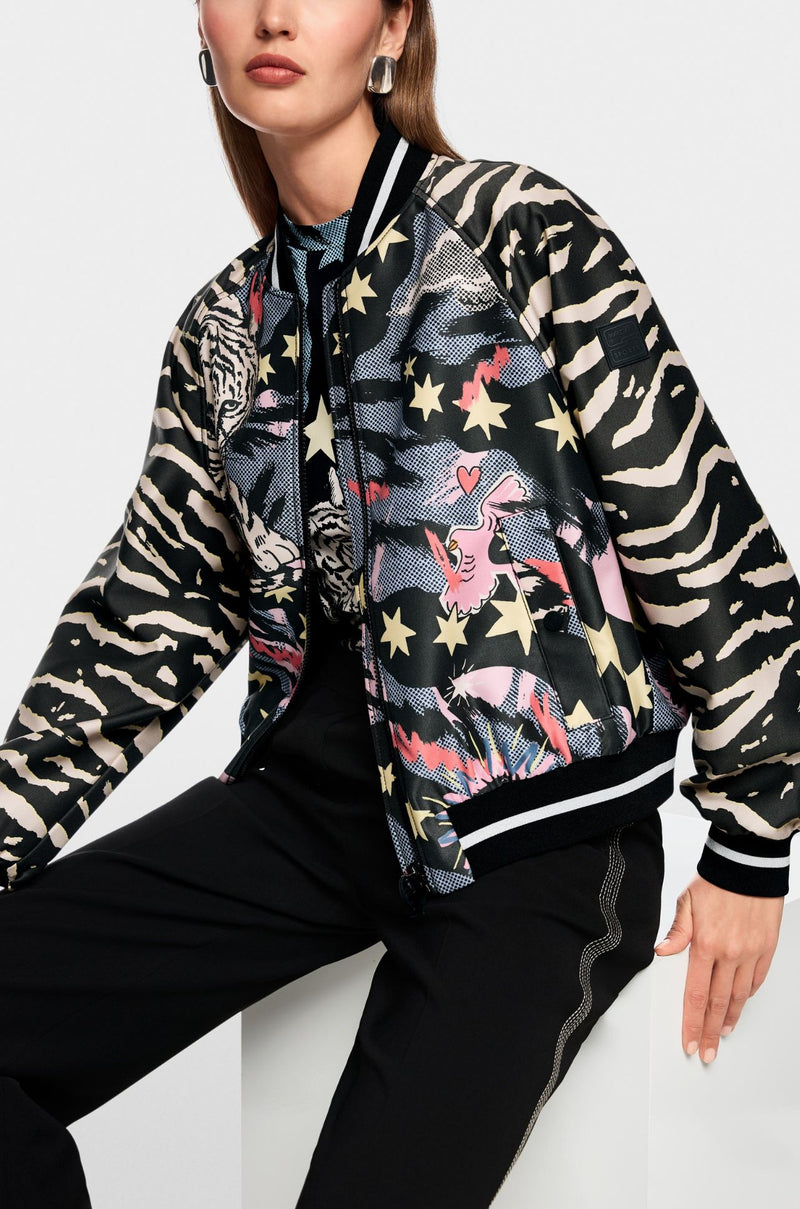 Marc Cain - Blouson Jacket w/ Comic Print