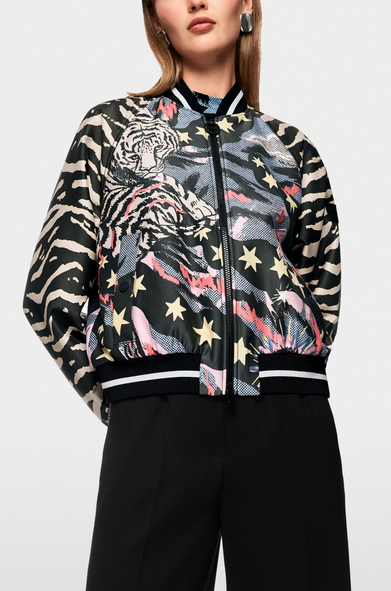 Marc Cain - Blouson Jacket w/ Comic Print