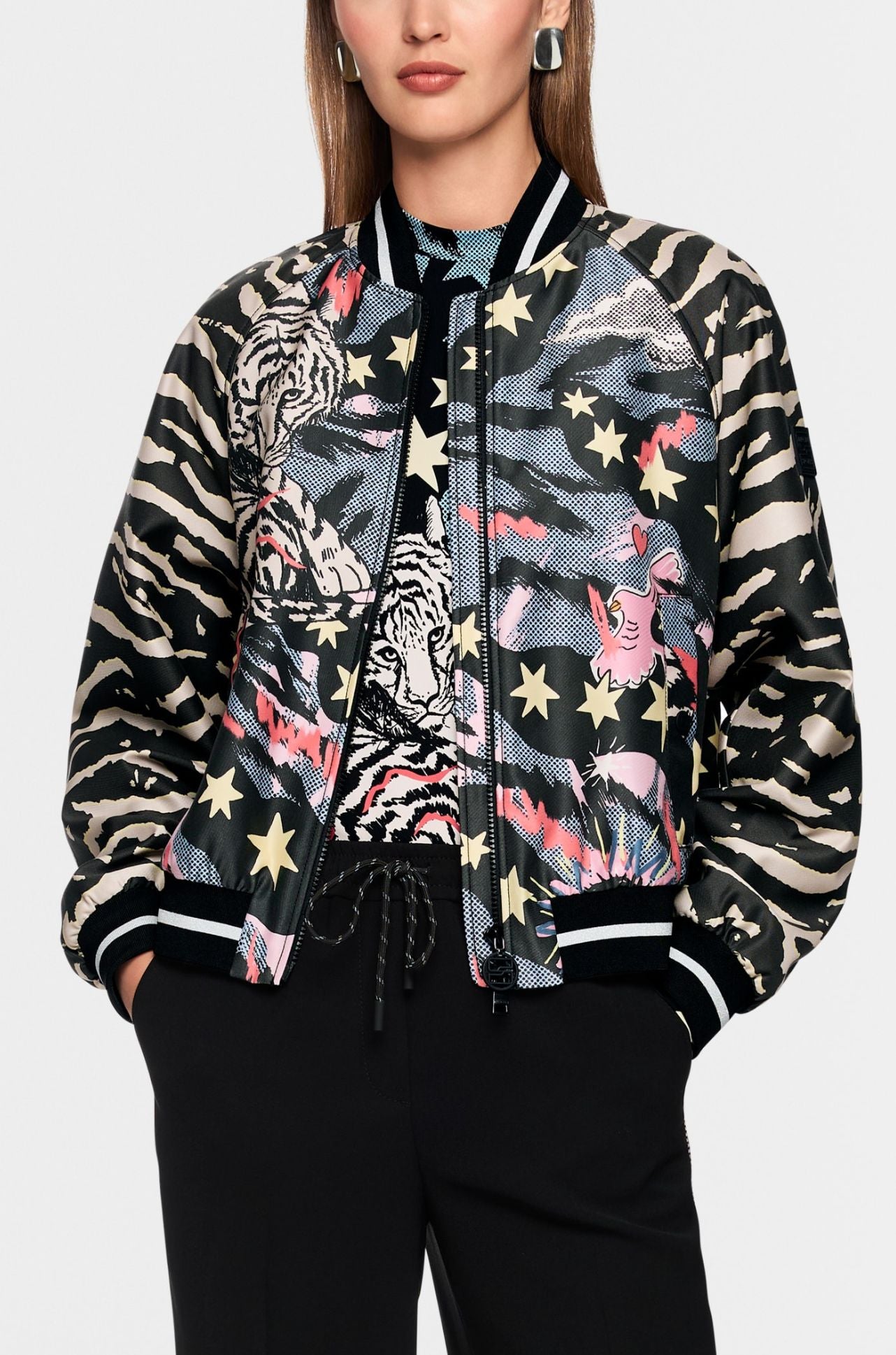 Marc Cain - Blouson Jacket w/ Comic Print