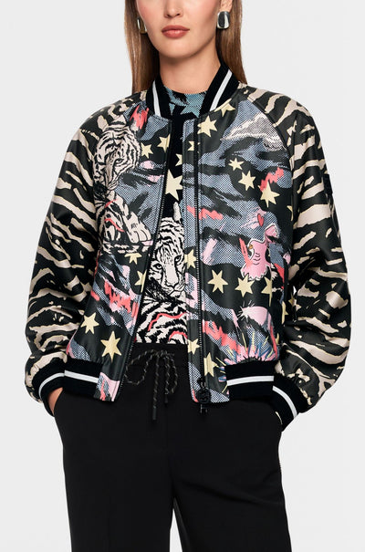 Marc Cain - Blouson Jacket w/ Comic Print