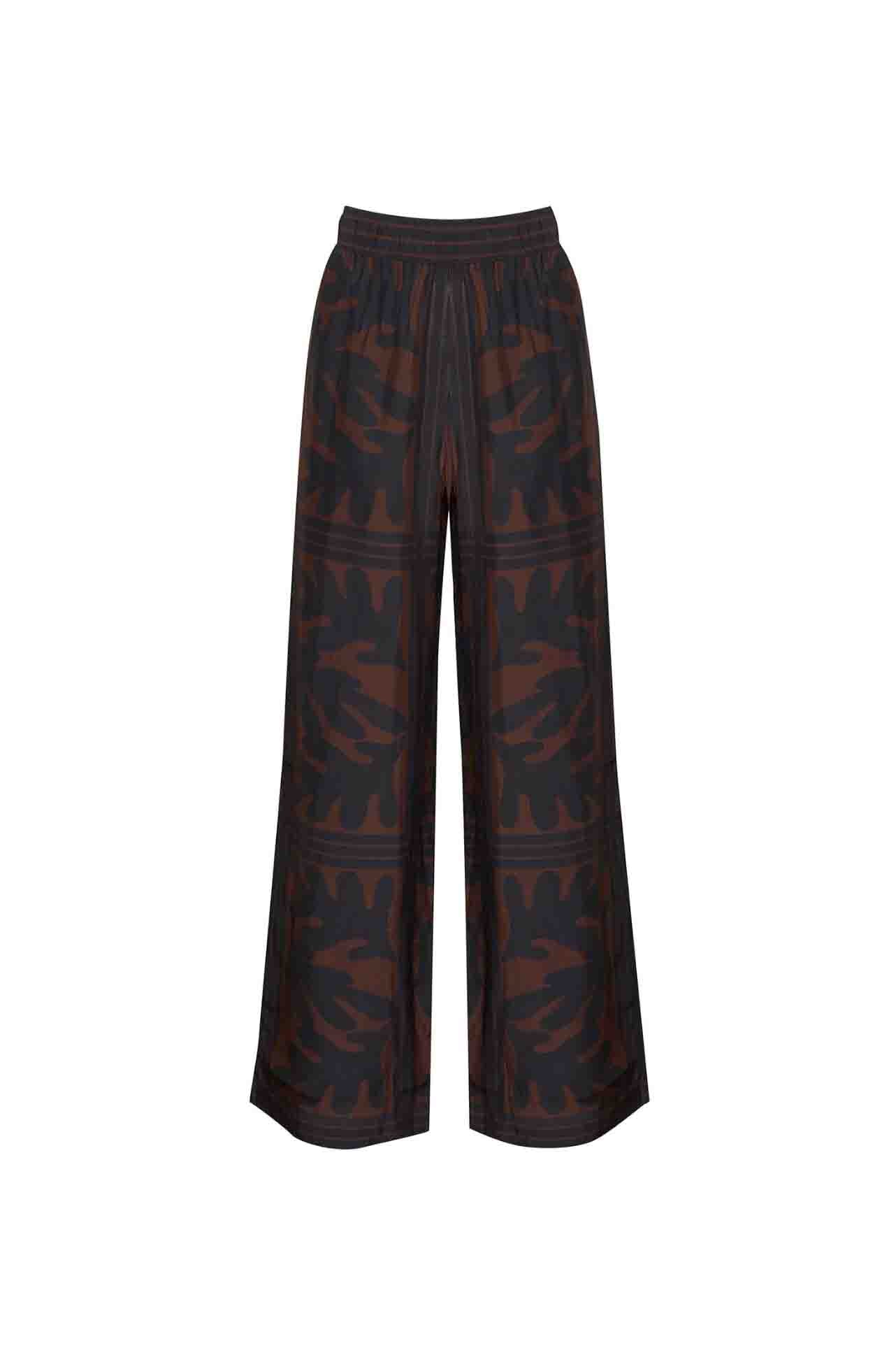 zoe kratzmann - breeze pant in choc frond