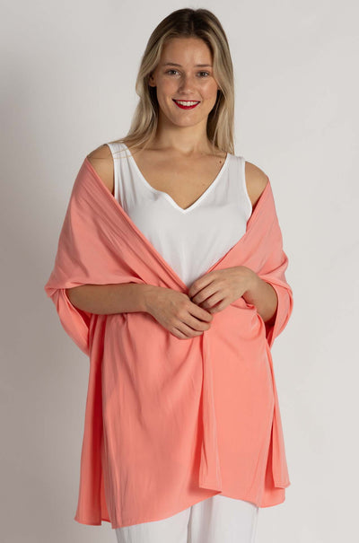 Mela Purdie - Breeze Wrap in Peach Mache