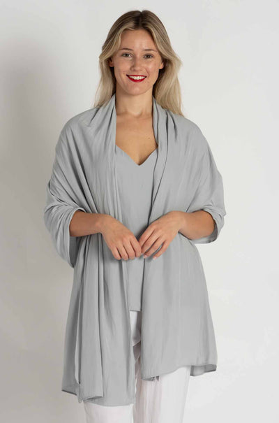 Mela Purdie - Breeze Wrap in Platinum Mache