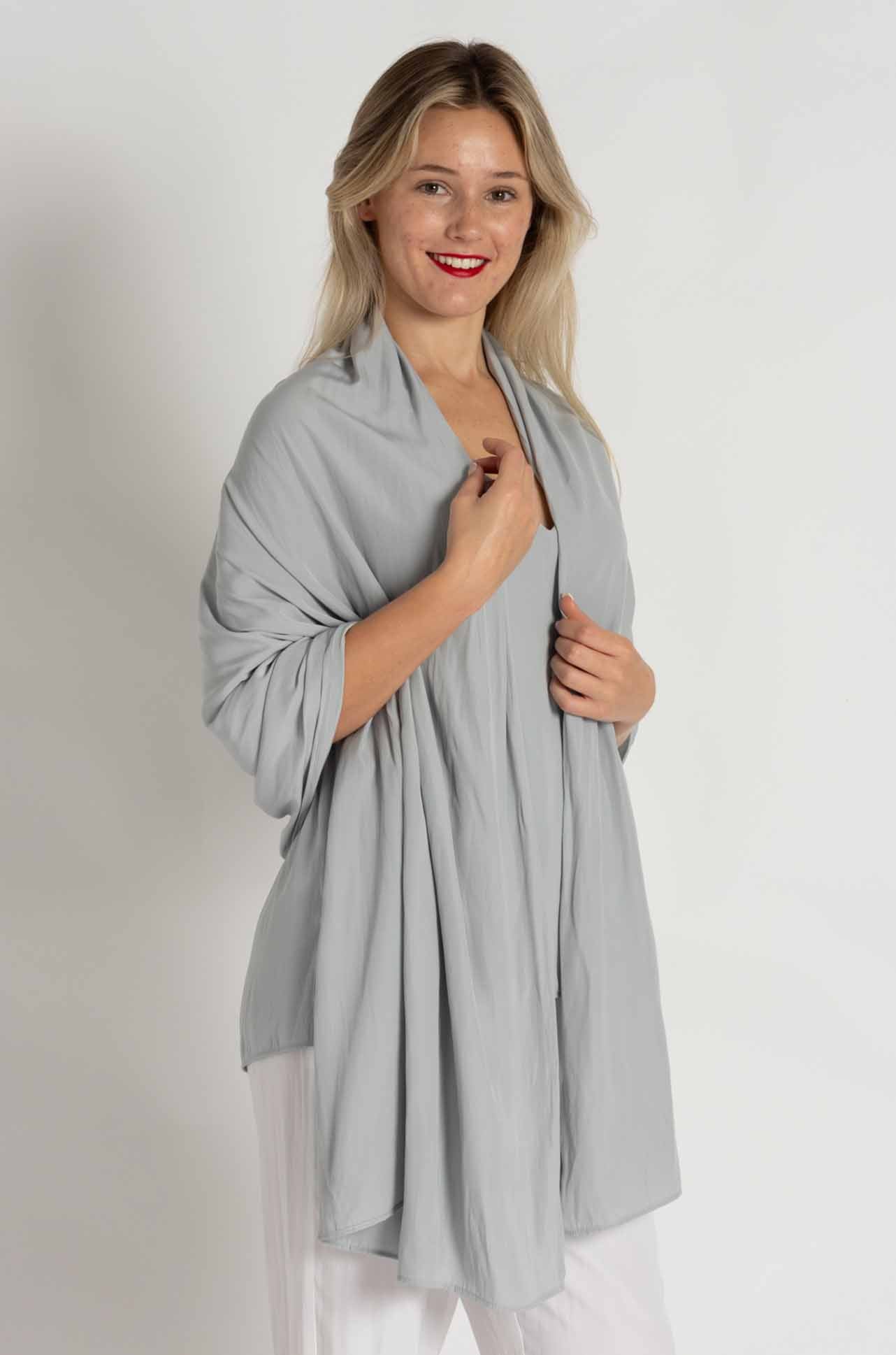 Mela Purdie - Breeze Wrap in Platinum Mache
