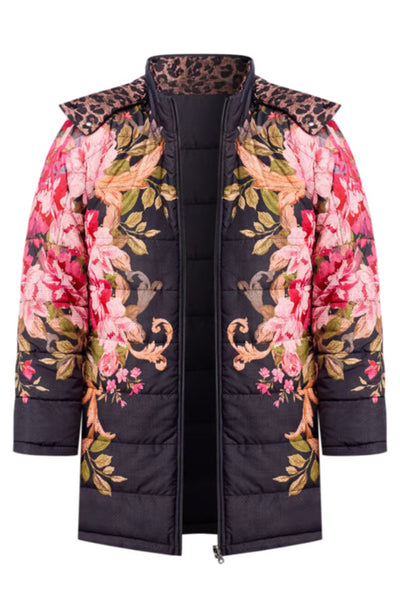 Johnny Was - Britt Reversibe Puffer Jacket in Cherie