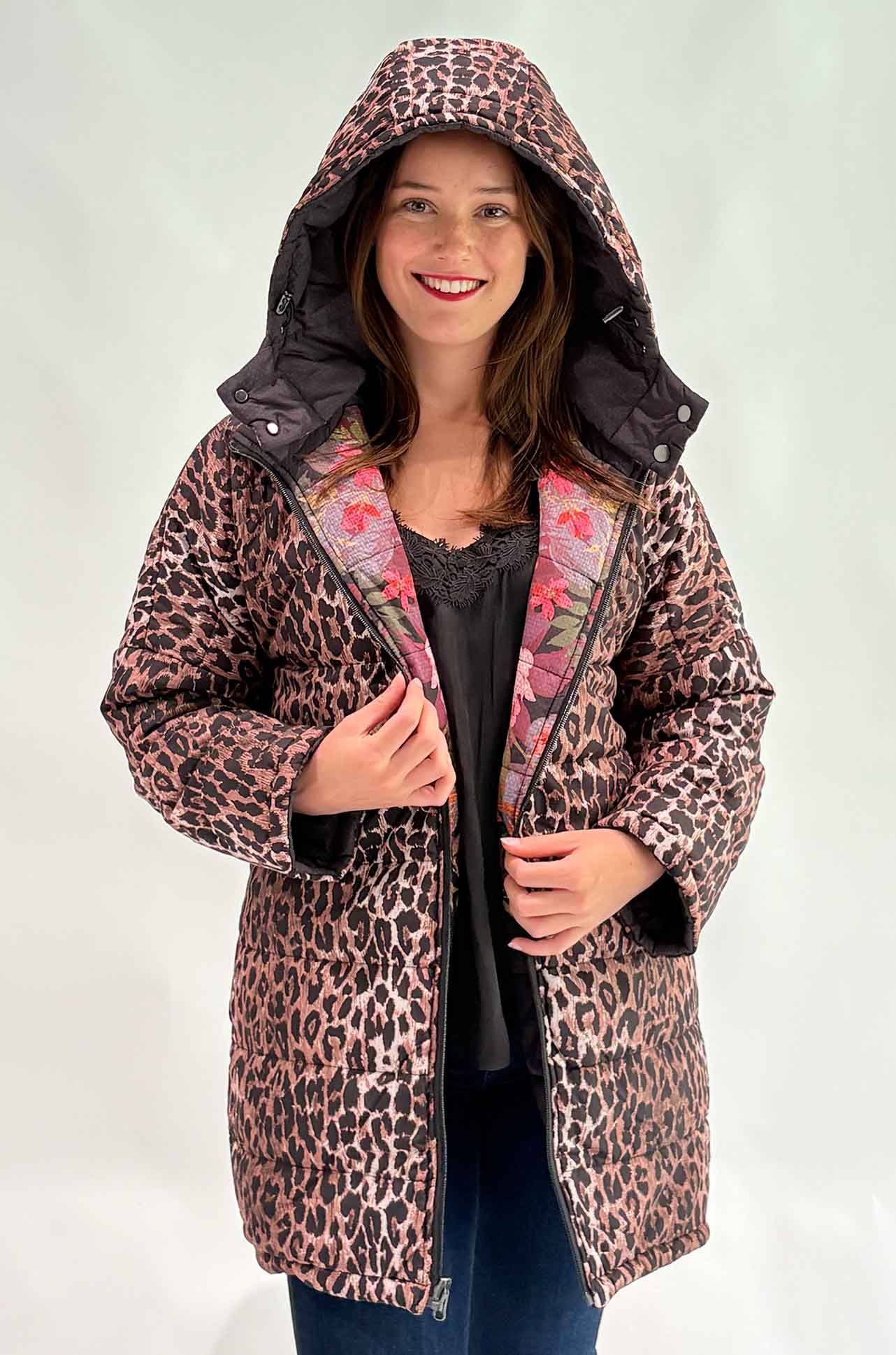 Johnny Was - Britt Reversibe Puffer Jacket in Cherie