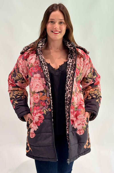 Johnny Was - Britt Reversibe Puffer Jacket in Cherie