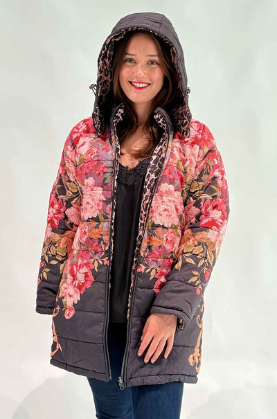 Johnny Was - Britt Reversibe Puffer Jacket in Cherie