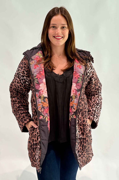 Johnny Was - Britt Reversibe Puffer Jacket in Cherie