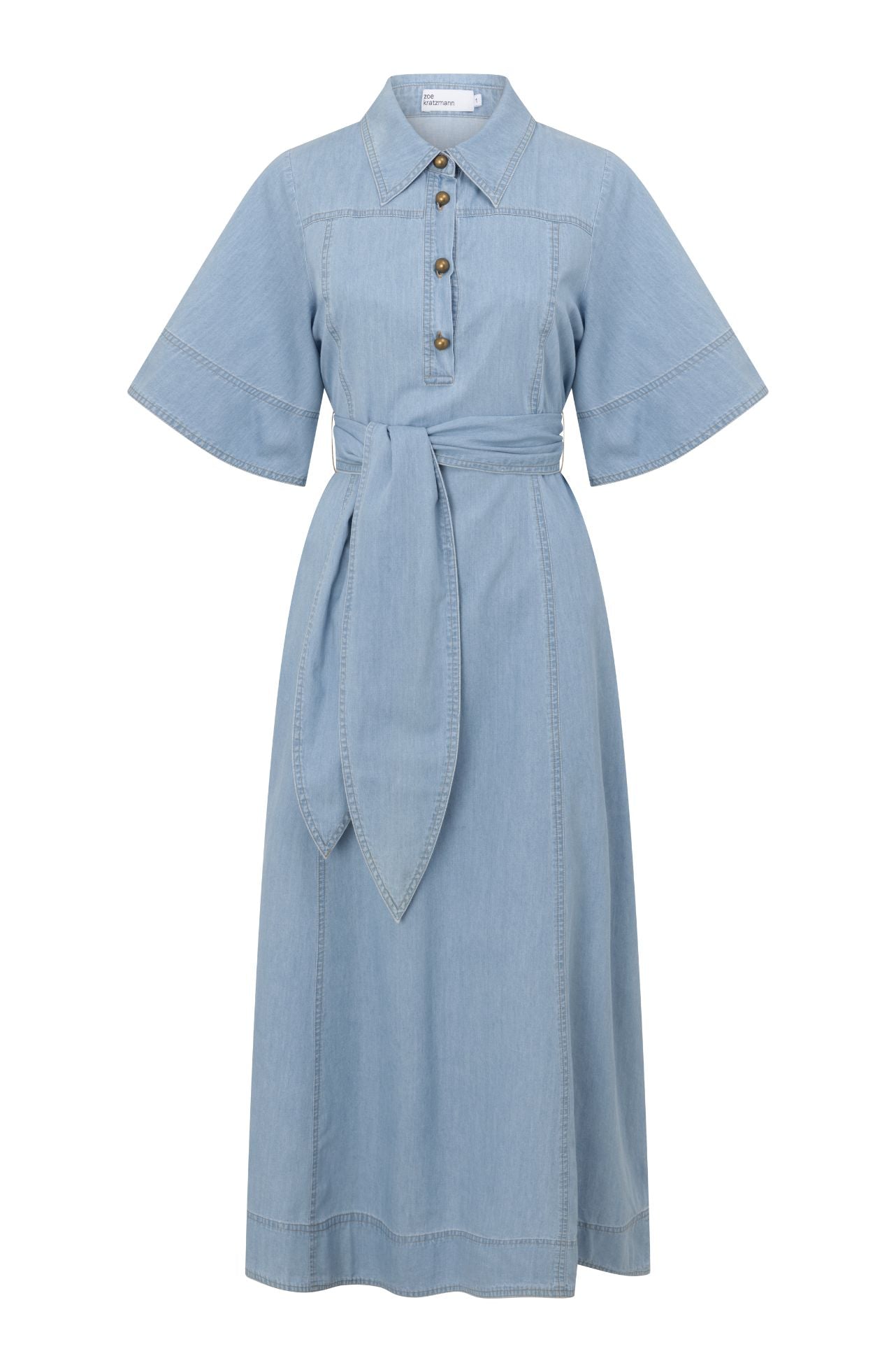 zoe kratzmann - cameo dress in light chambray