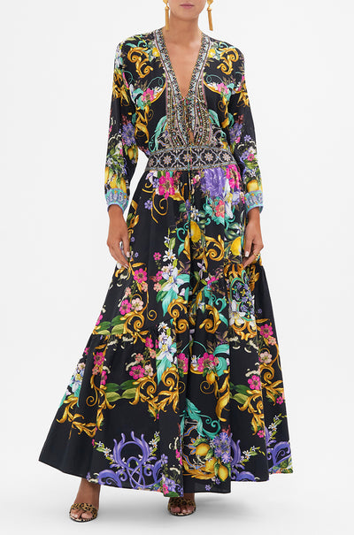 Camilla - Meet Me In Marchesa Lace Up Blouse