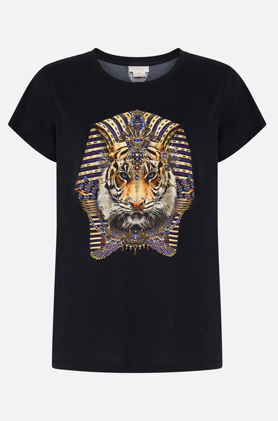 Camilla - My Fair Pharaoh Slim Fit Round Neck T-Shirt
