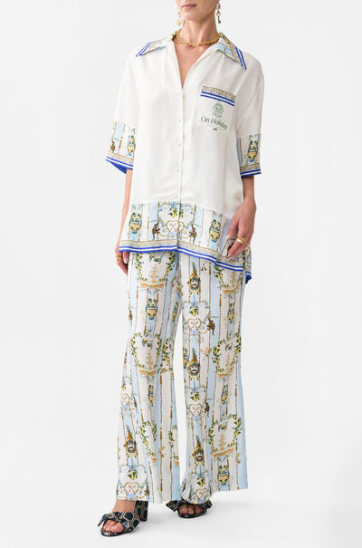 Camilla - Venus On A Vespa Oversized Shirt with Pocket