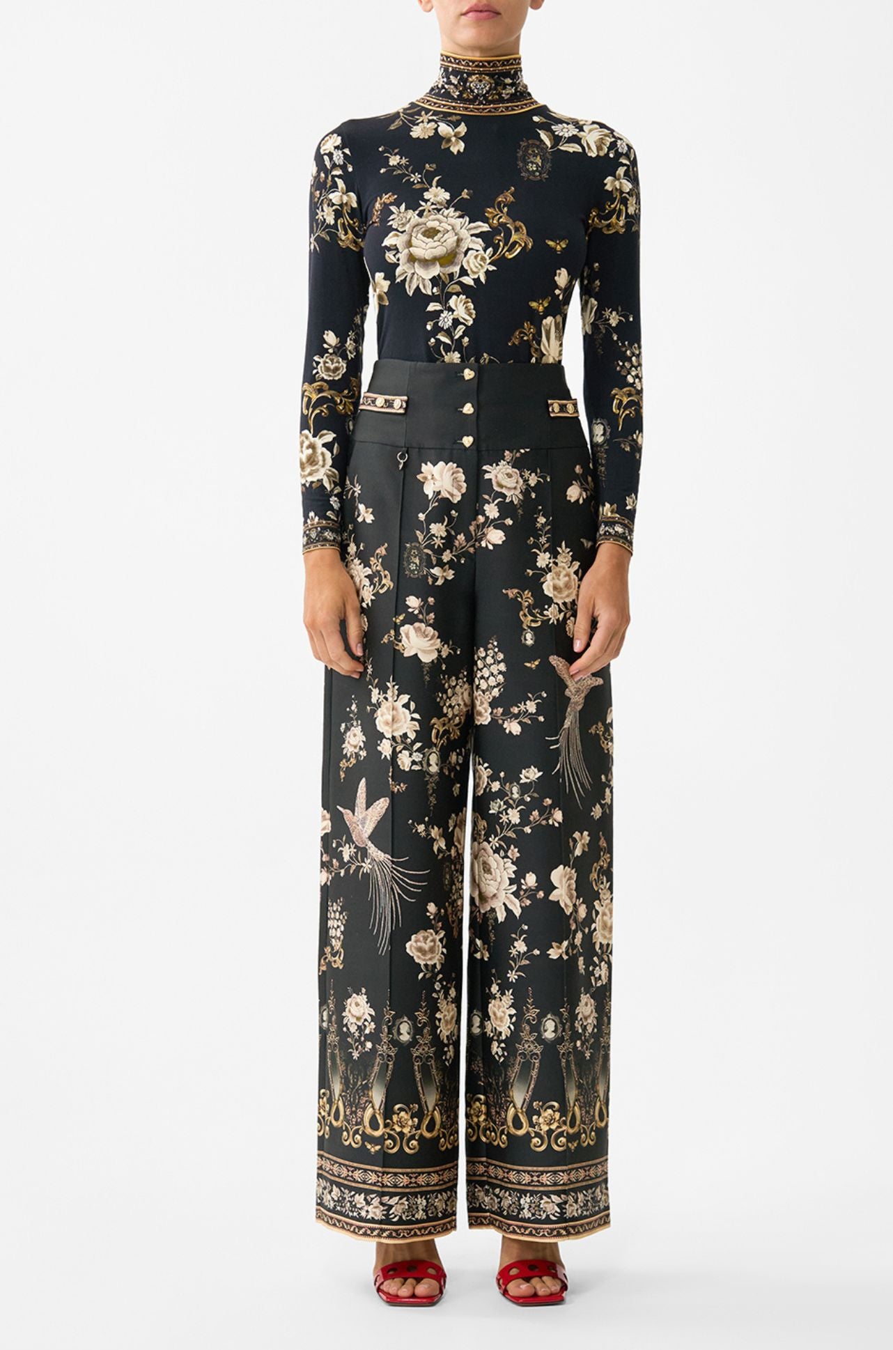 Camilla - Flamenco Folklore Jersey Turtleneck