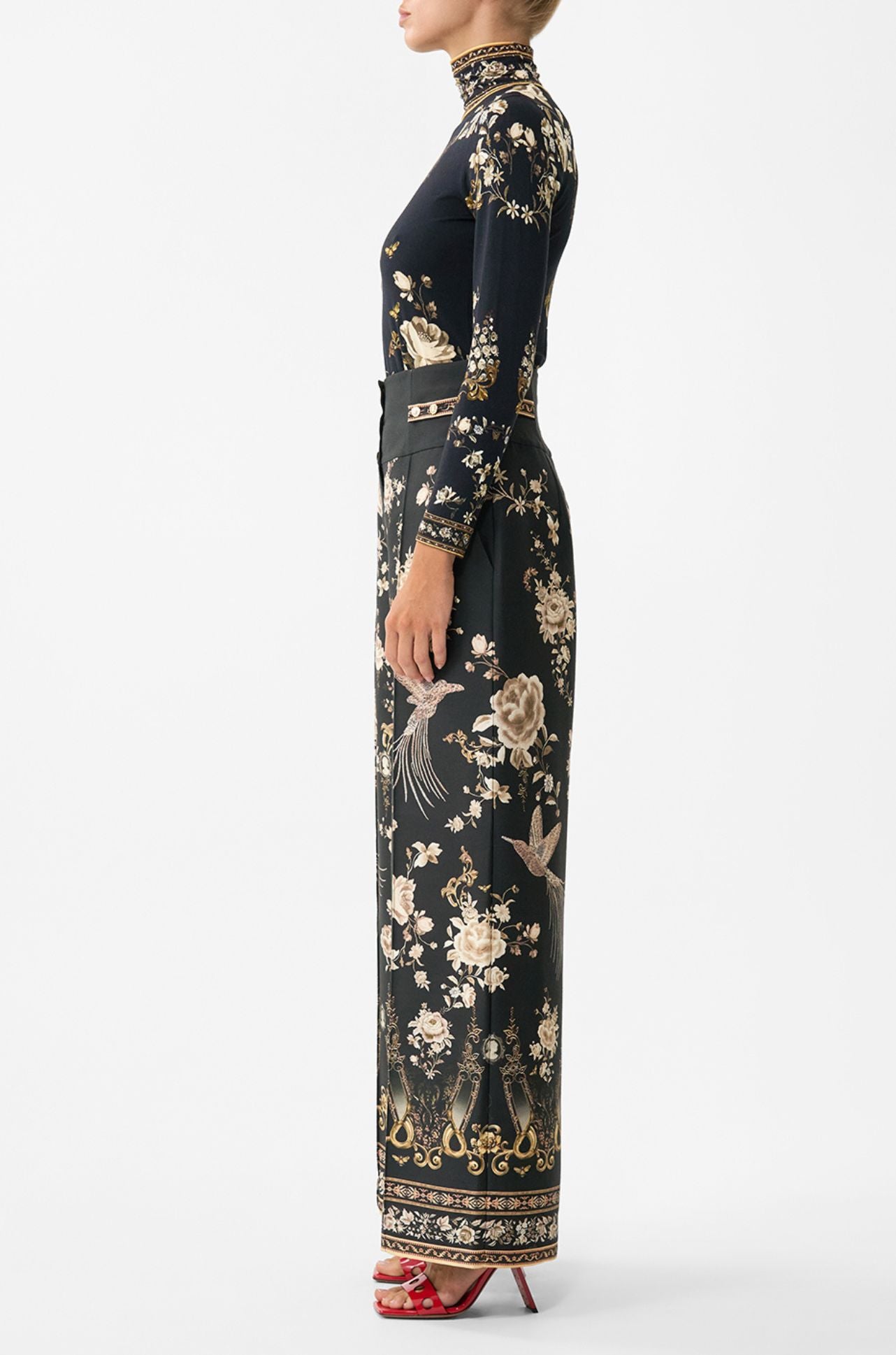 Camilla - Flamenco Folklore Jersey Turtleneck
