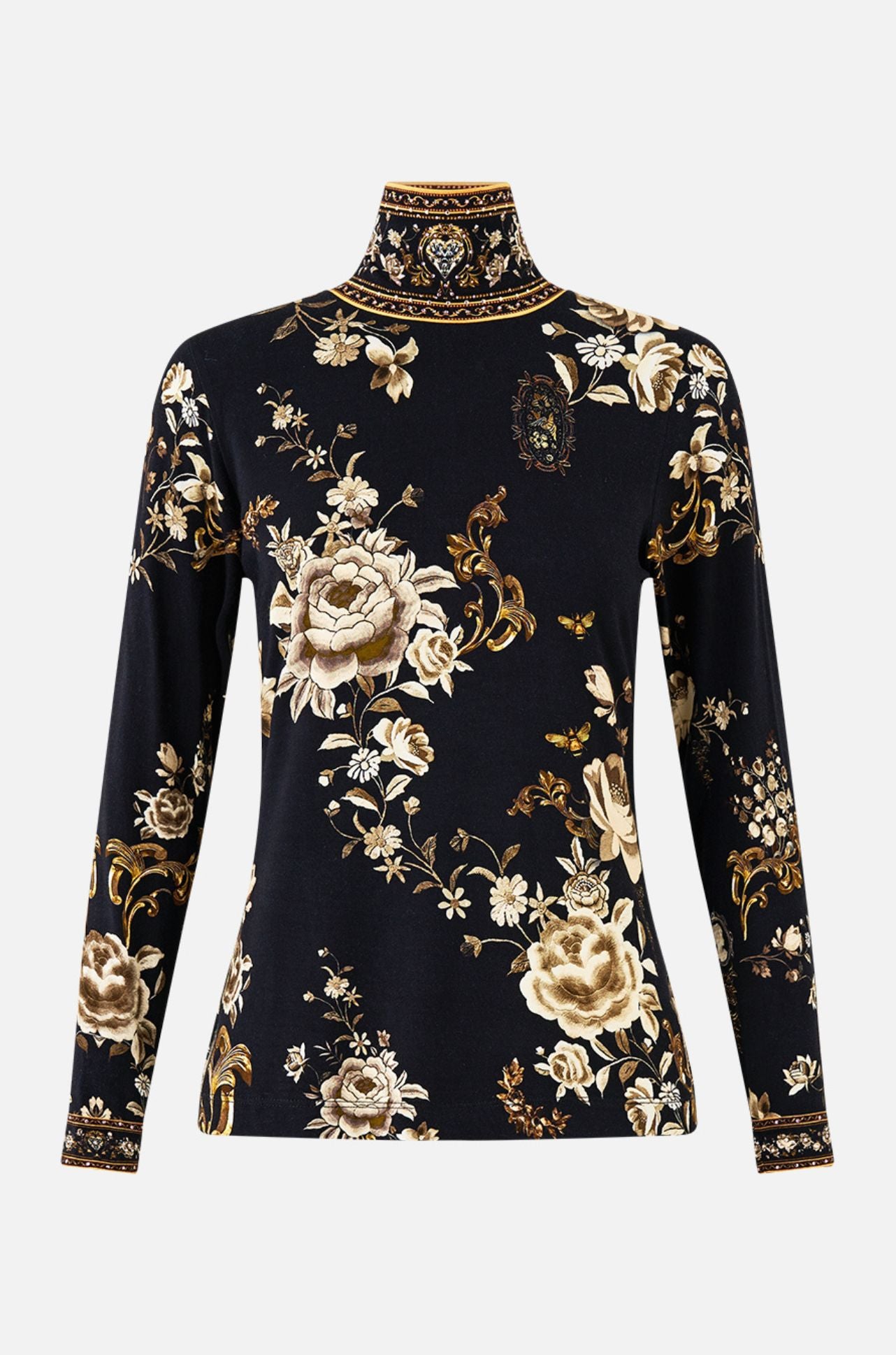 Camilla - Flamenco Folklore Jersey Turtleneck