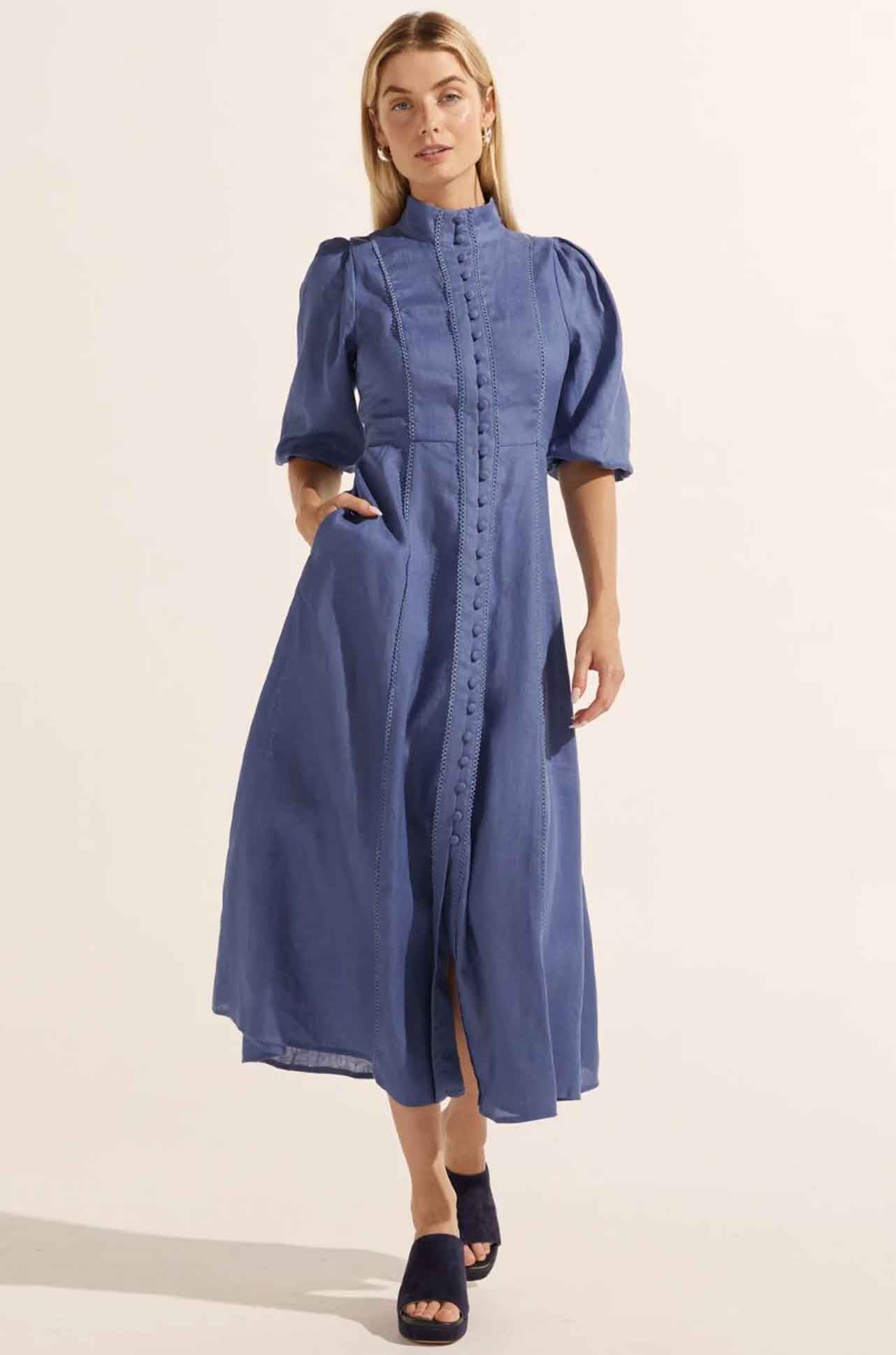 zoe kratzmann - calibre dress in steel