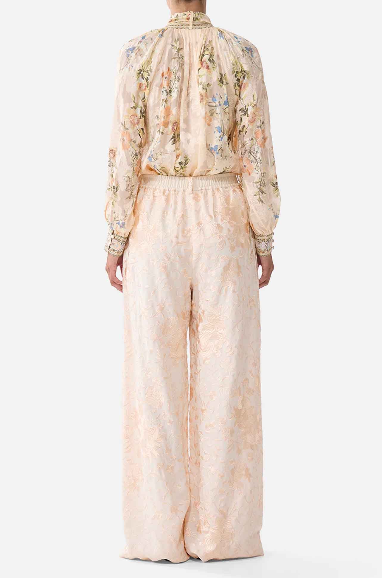 Camilla - Twilight In Istanbul Detachable Pussy Bow Raglan Blouse