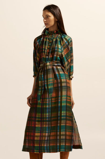 zoe kratzmann - capture dress in kaleidoscope check