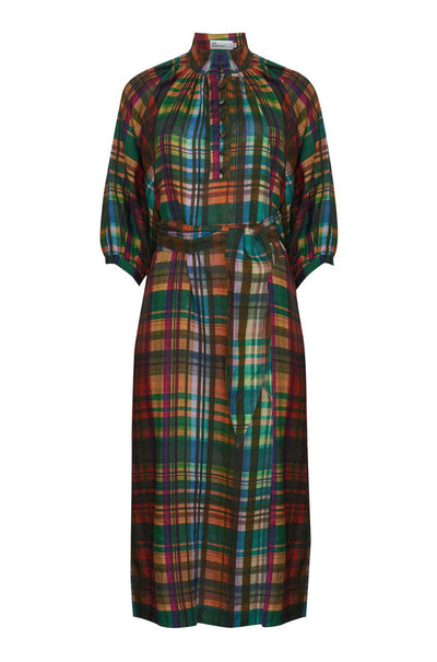 zoe kratzmann - capture dress in kaleidoscope check