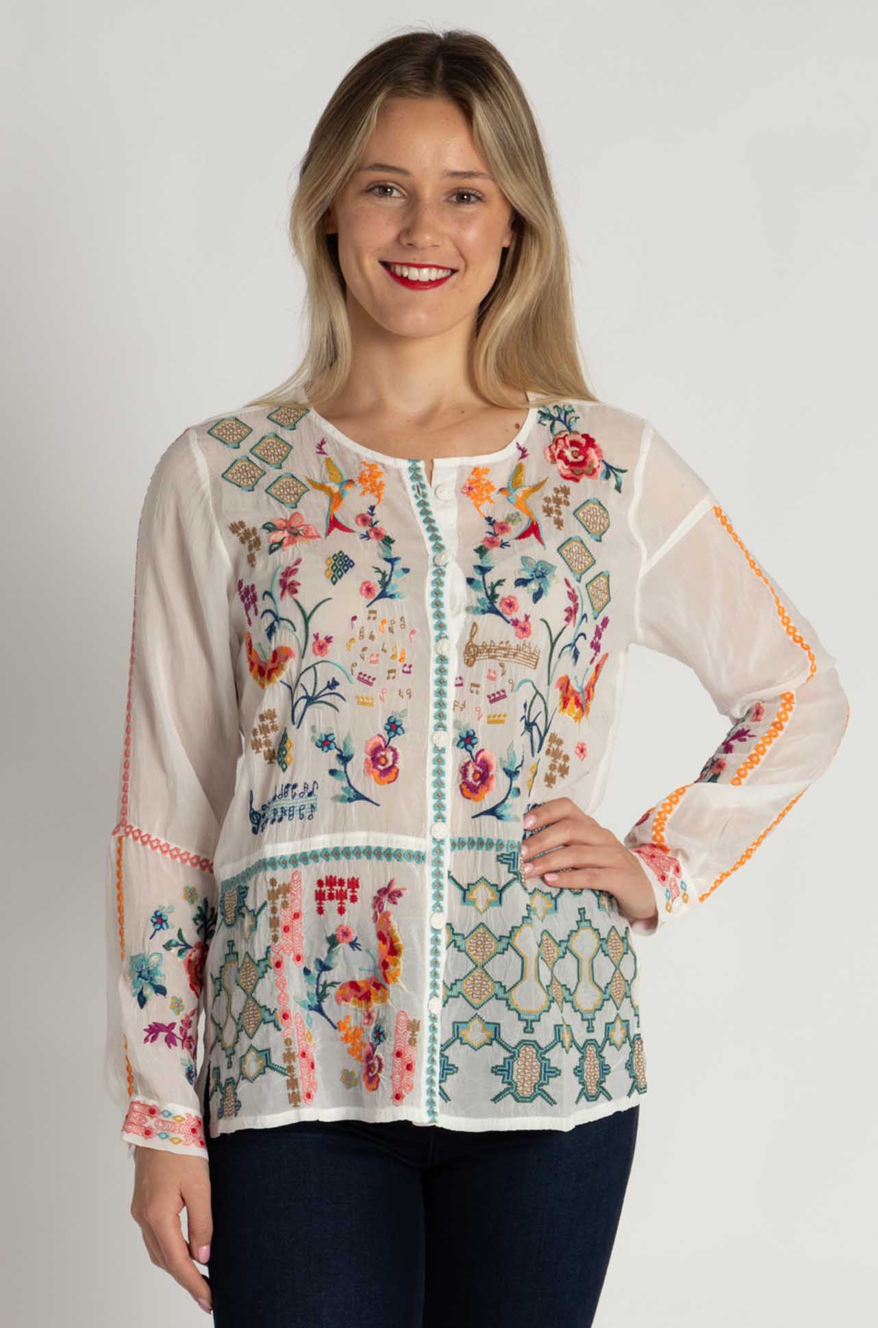 Johnny Was - Catina Blouse in Primavera
