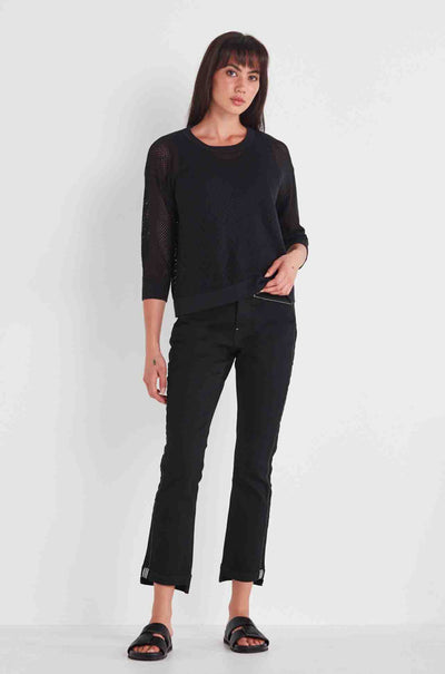 Verge - Cedar Sweater in Black
