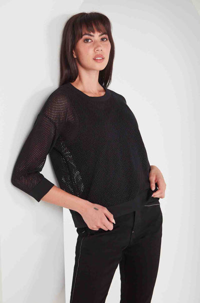 Verge - Cedar Sweater in Black