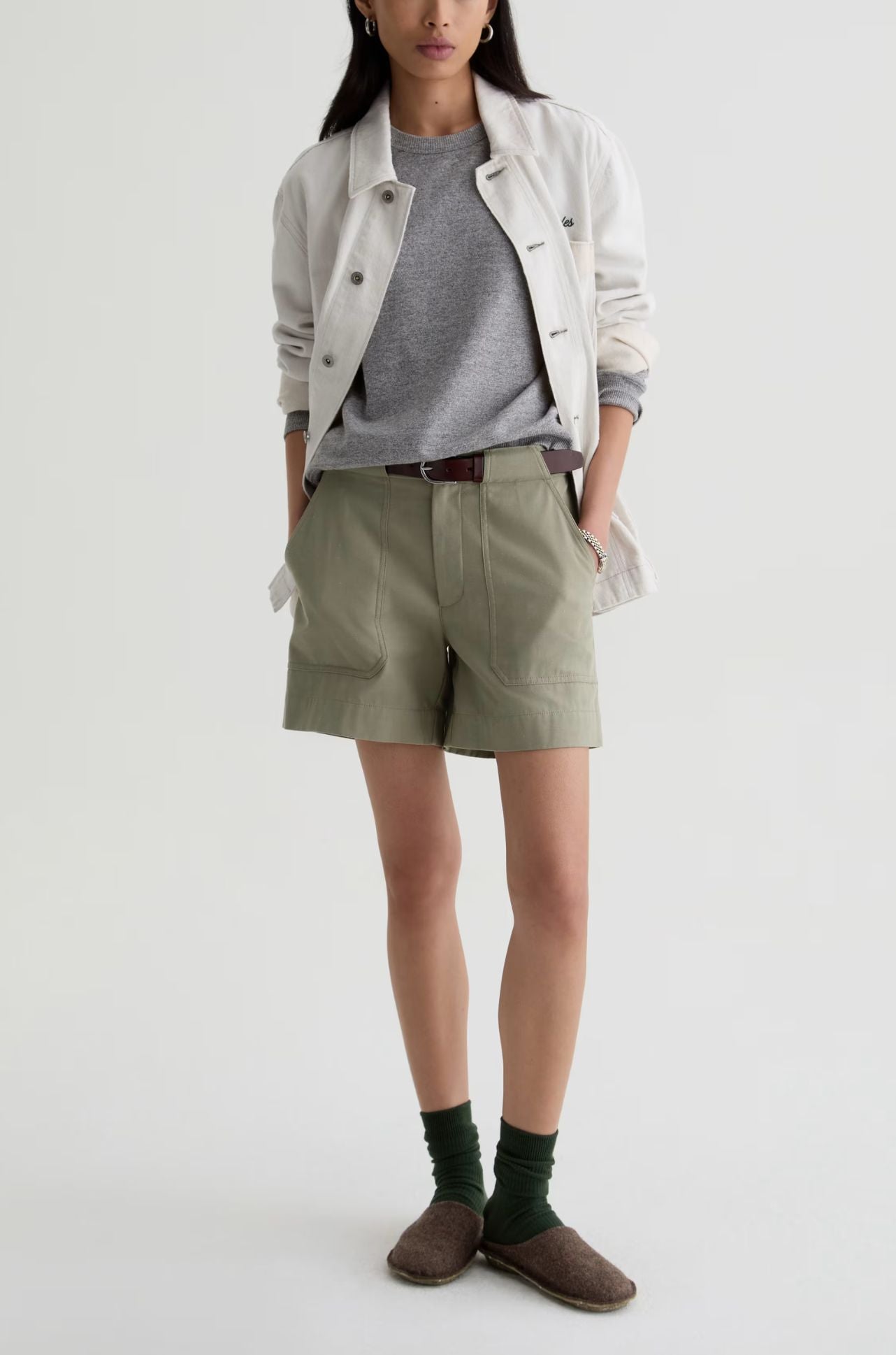 AG Jeans - Century Short in Sulfur Spruce Green