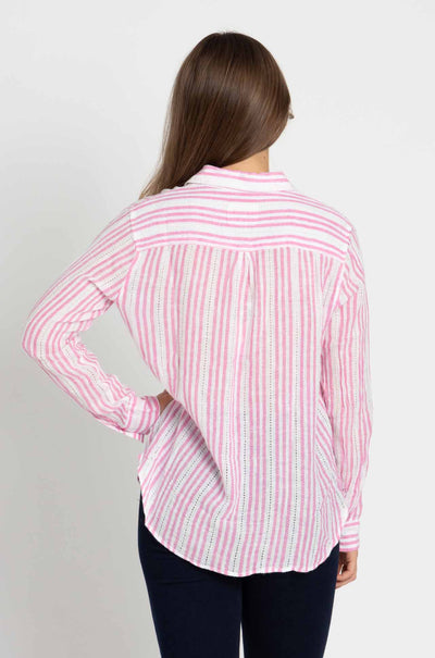Rails - Charli Shirt in Barnacle Stripe