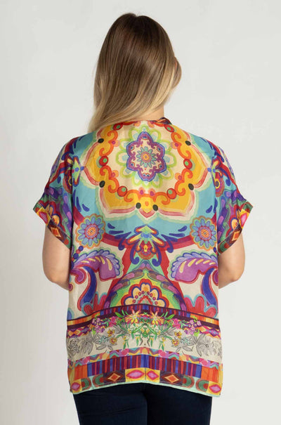 Johnny Was - Cillia Blouse in Mcanna Scarf Print