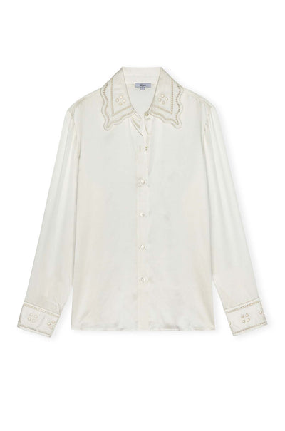 Rails - Clarise LS Button Down in Ivory Eyelet