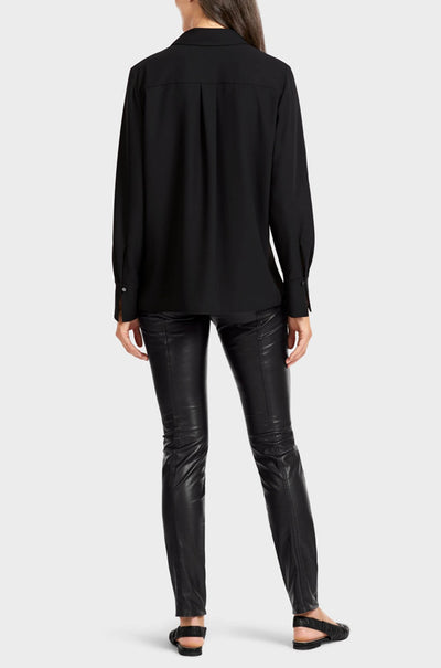 Marc Cain - Collared V-Neck Blouse