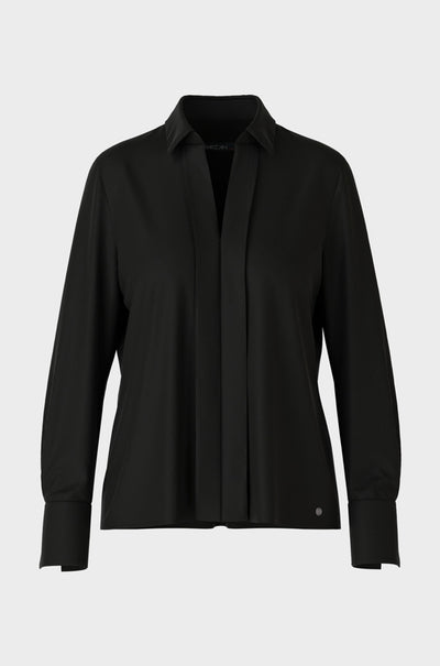 Marc Cain - Collared V-Neck Blouse