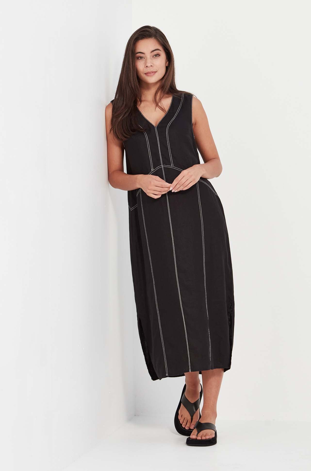 Verge - Cordelia Dress in Black