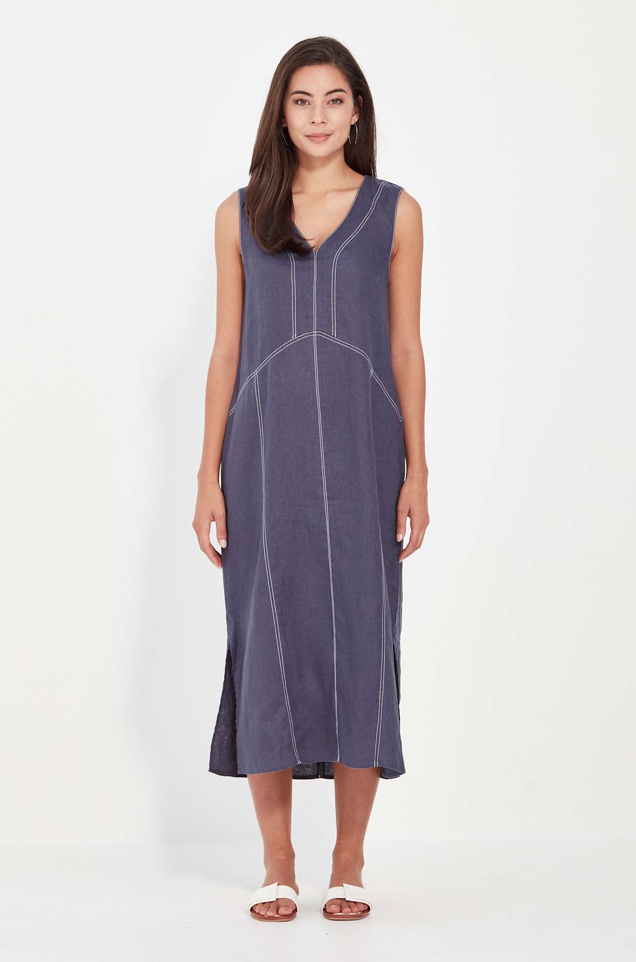 Verge - Cordelia Dress in Denim