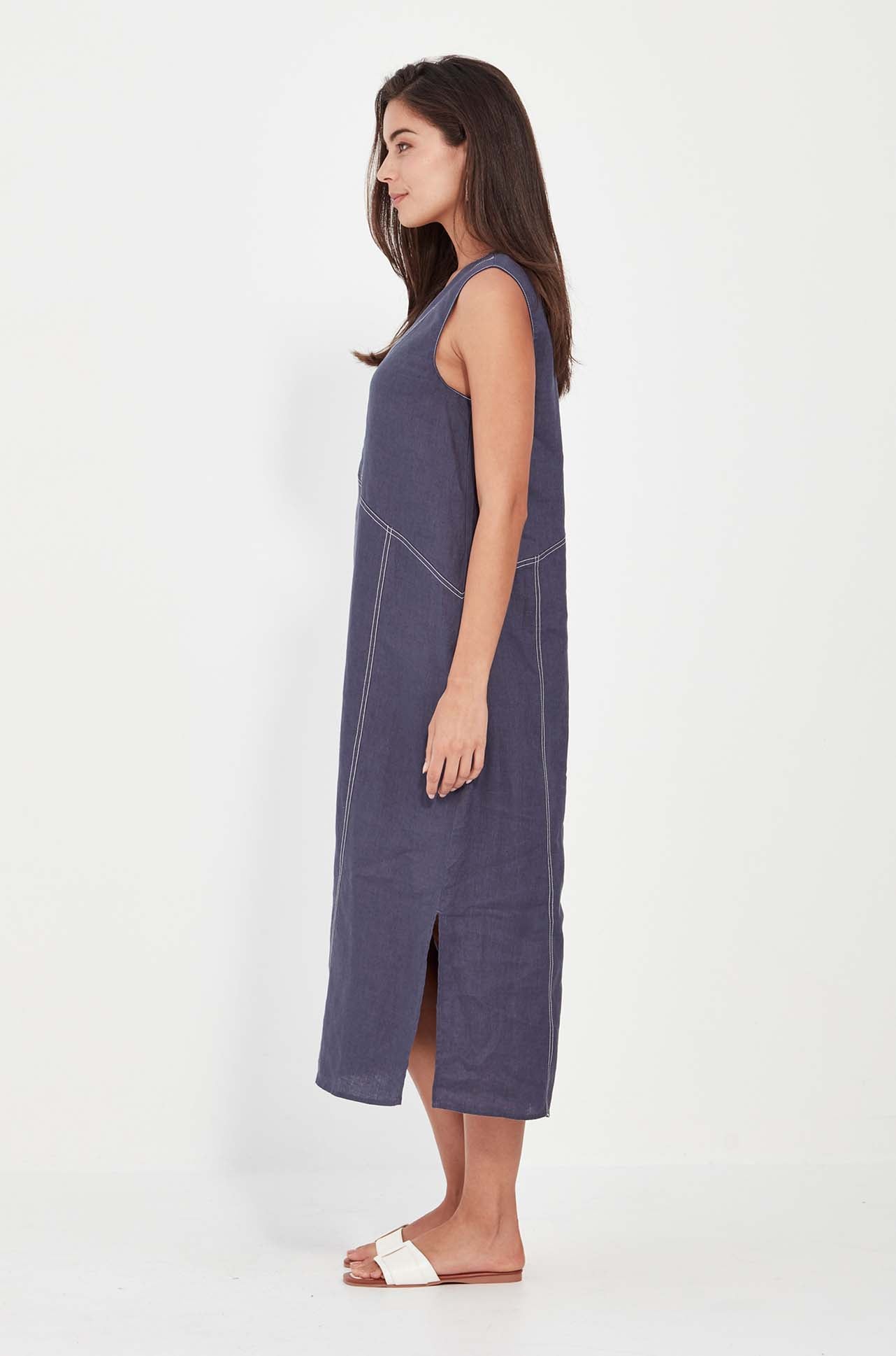 Verge - Cordelia Dress in Denim