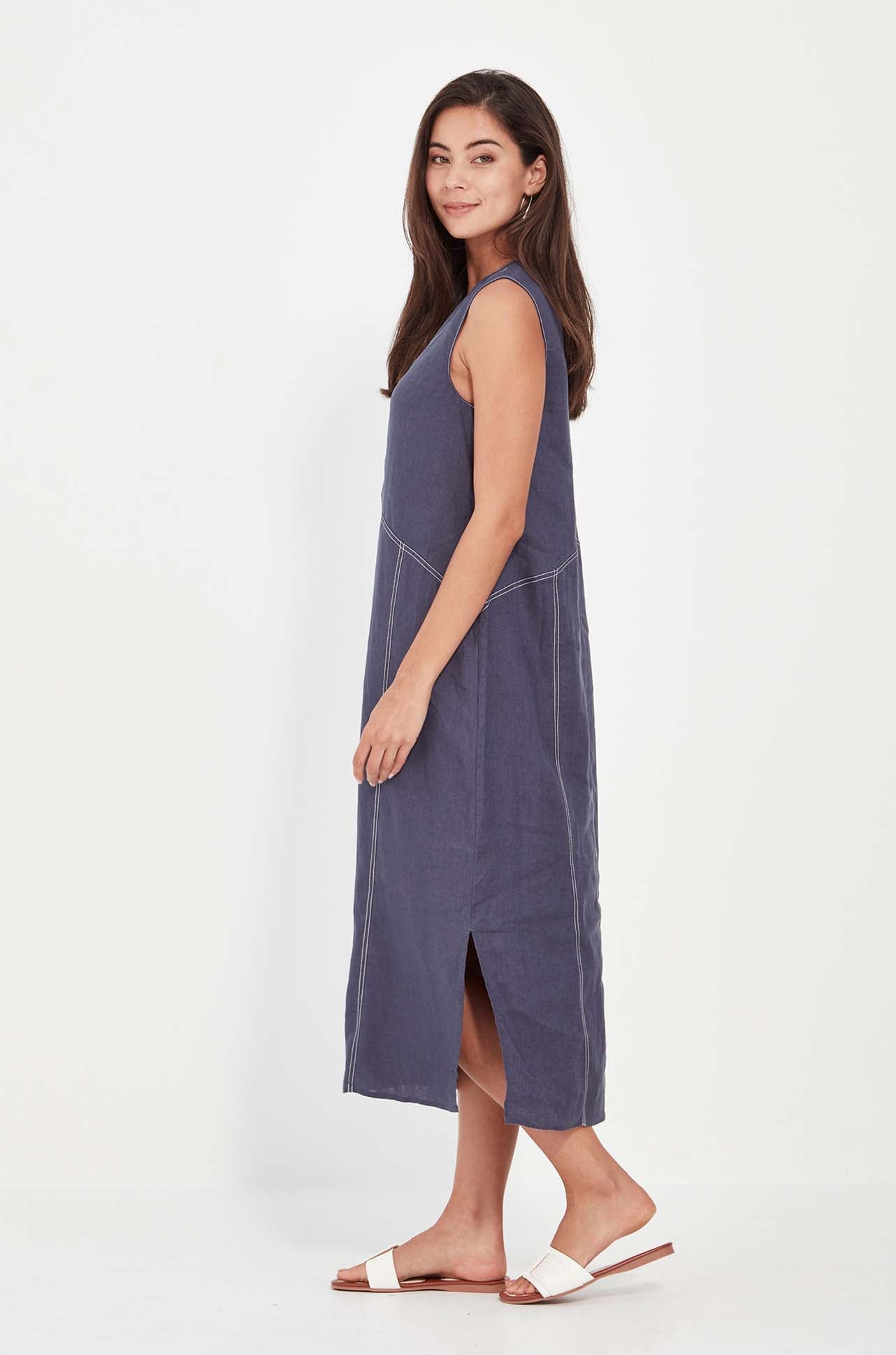 Verge - Cordelia Dress in Denim