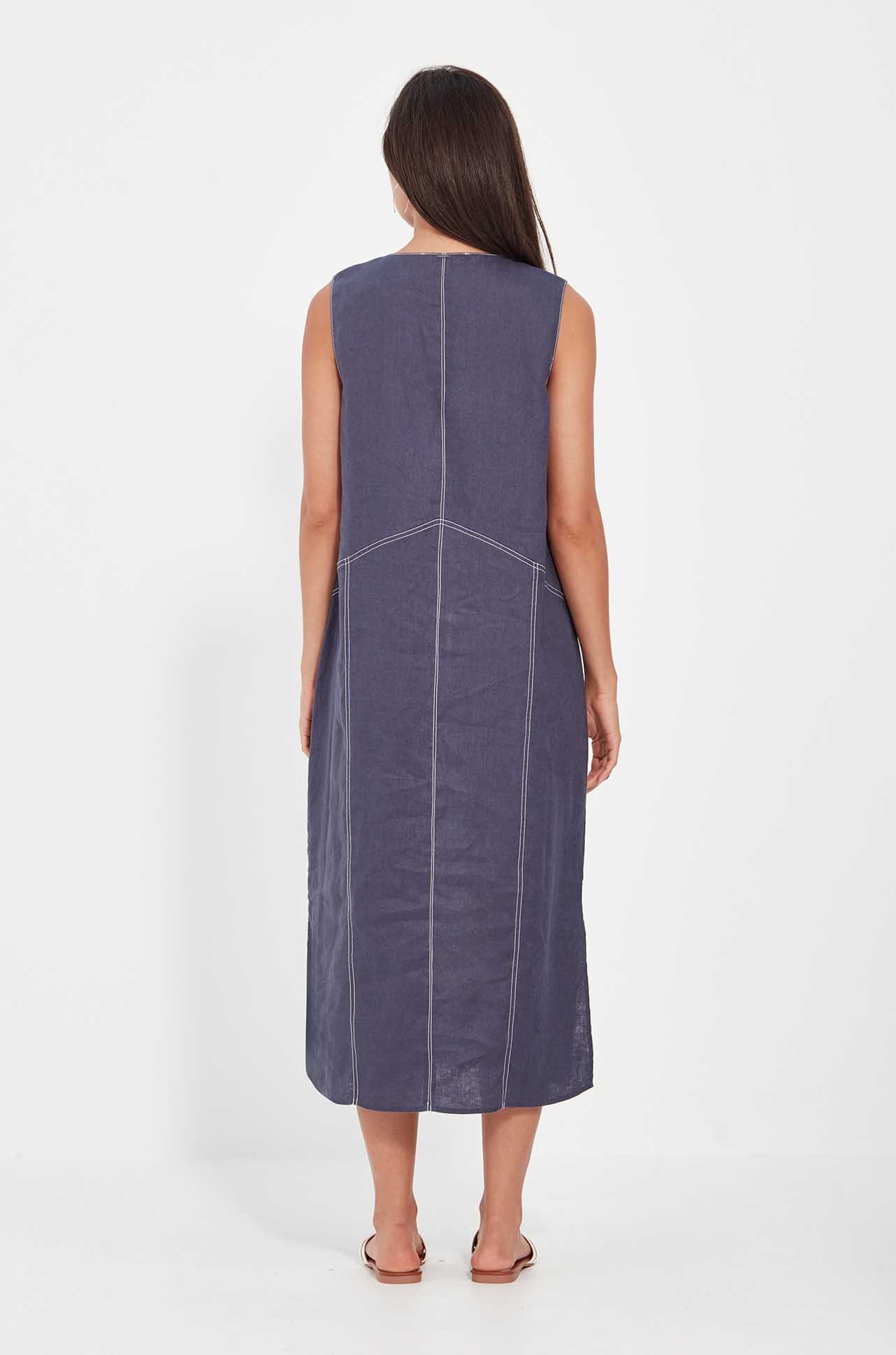 Verge - Cordelia Dress in Denim