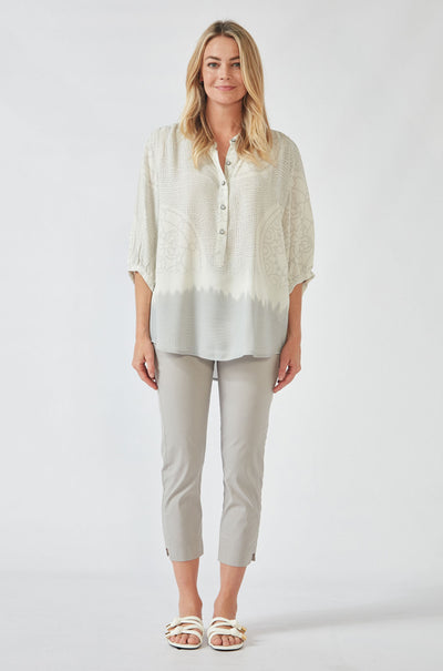 Verge - Coya Blouse in Pumice Print