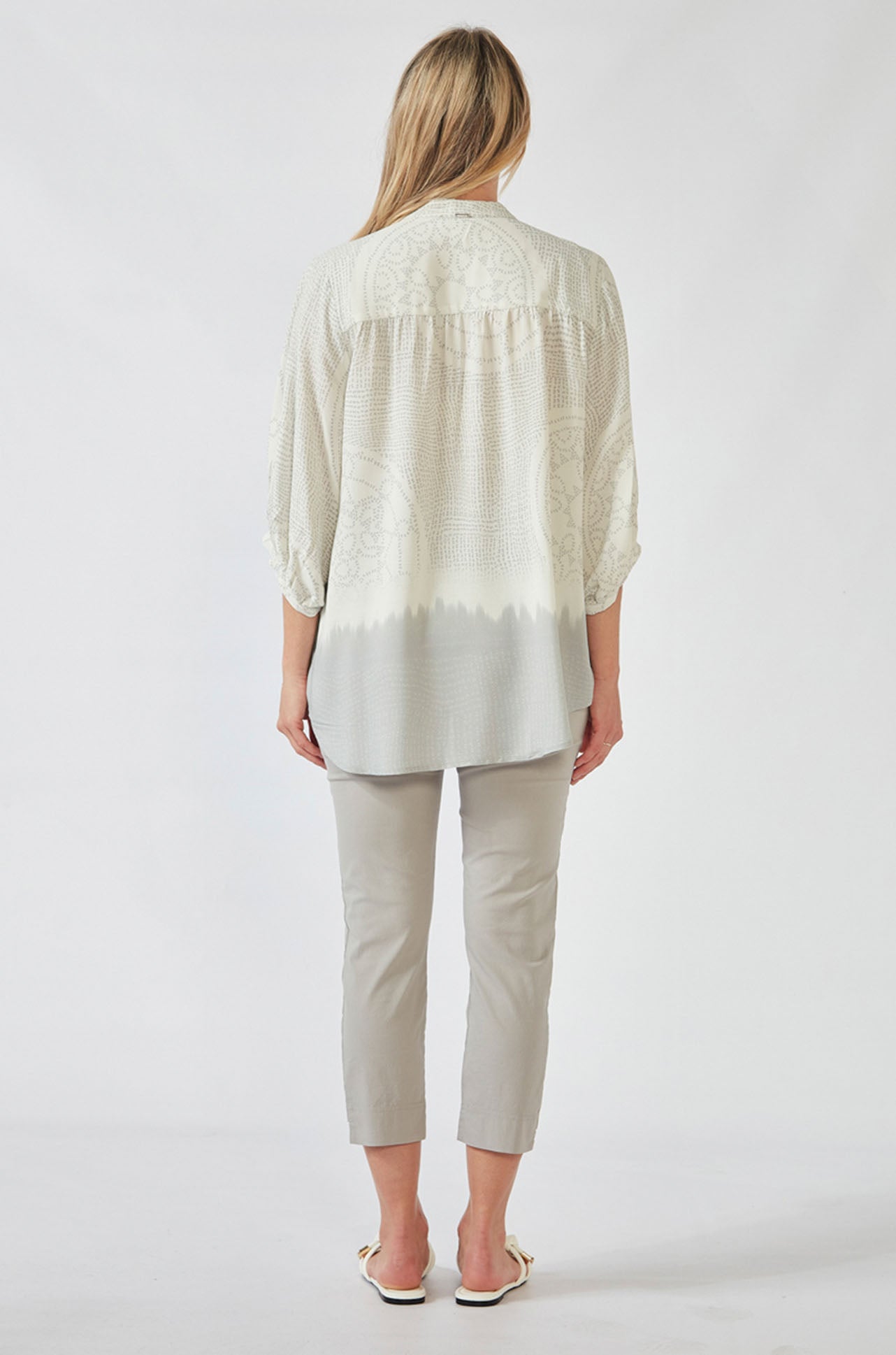 Verge - Coya Blouse in Pumice Print