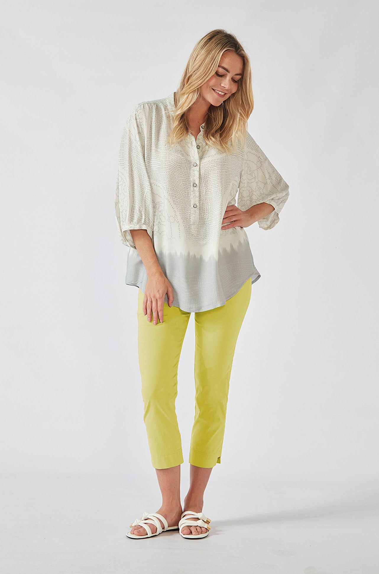 Verge - Coya Blouse in Pumice Print